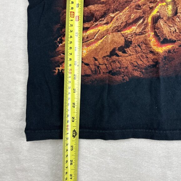 Vintage Dragon Force Power Metal Band Tour T Shirt Size Small Black Anvil Y2K - Picture 6 of 9